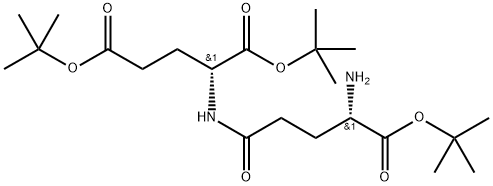 (R)-di-tert-butyl 2-((S)-4-amino-5-tert-butoxy-5-oxopentanamido)pentanedioate Structure