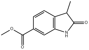 methyl 3-methyl-2-oxoindoline-6-carboxylate Structure