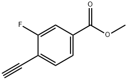 Methyl 4-ethynyl-3-fluorobenzoate 구조식 이미지