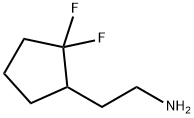 Cyclopentaneethanamine, 2,2-difluoro- 구조식 이미지