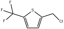 2-(chloromethyl)-5-(trifluoromethyl)thiophene Structure