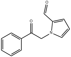 1-(2-OXO-2-PHENYLETHYL)-1H-PYRROLE-2-CARBALDEHYDE 구조식 이미지