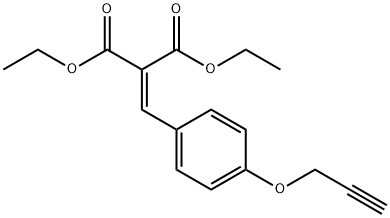 Diethyl [4-(prop-2-yn-1-yloxy)benzylidene]propanedioate 구조식 이미지