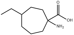 1-amino-4-ethylcycloheptane-1-carboxylic acid Structure