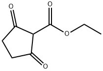 Cyclopentanecarboxylic acid, 2,5-dioxo-, ethyl ester Structure