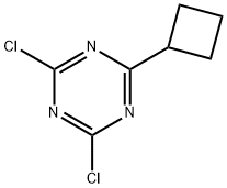 2,4-Dichloro-6-cyclobutyl-1,3,5-triazine Structure