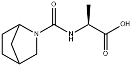 (2S)-2-({2-azabicyclo[2.2.1]heptane-2-carbonyl}amino)propanoic acid Structure