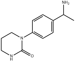 1-[4-(1-aminoethyl)phenyl]-1,3-diazinan-2-one Structure