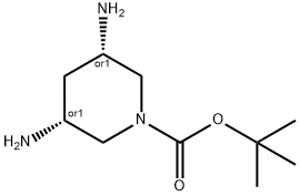 tert-butyl (3S,5R)-3,5-diaminopiperidine-1-carboxylate Structure