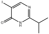 5-Iodo-2-isopropyl-pyrimidin-4-ol Structure