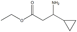 ethyl 3-amino-3-cyclopropylpropanoate Structure