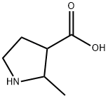 3-Pyrrolidinecarboxylic acid, 2-methyl- Structure