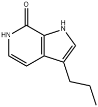 3-Propyl-1H-pyrrolo[2,3-c]pyridin-7(6H)-one 구조식 이미지