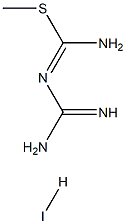 1-[amino(methylsulfanyl)methylidene]guanidine hydroiodide 구조식 이미지