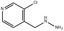 3-Chloro-4-(hydrazinylmethyl)pyridine 구조식 이미지