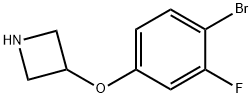 3-(4-Bromo-3-fluorophenoxy)azetidine Structure