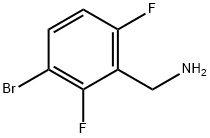 (3-bromo-2,6-difluorophenyl)methanamine Structure