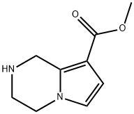 methyl 1H,2H,3H,4H-pyrrolo[1,2-a]pyrazine-8-carboxylate Structure