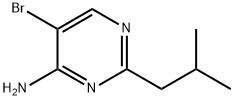 4-Amino-5-bromo-2-(iso-butyl)pyrimidine Structure