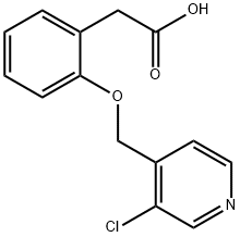 2-(2-((3-chloropyridin-4-yl)methoxy)phenyl)acetic acid 구조식 이미지