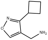 (3-cyclobutyl-1,2-oxazol-4-yl)methanamine Structure