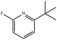 2-Fluoro-6-(tert-butyl)pyridine Structure