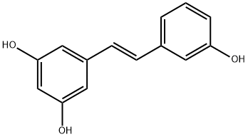 3,5,3'-Trihydroxystilbene Structure