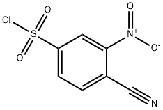 4-CYANO-3-NITROBENZENE-1-SULFONYL CHLORIDE Structure