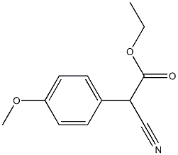 ethyl 2-cyano-2-(4-methoxyphenyl)acetate Structure