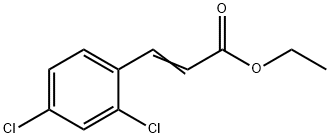 2-Propenoic acid, 3-(2,4-dichlorophenyl)-, ethyl ester Structure