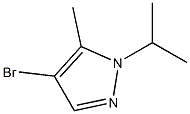 4-bromo-1-isopropyl-5-methyl-1H-pyrazole Structure