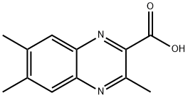 3,6,7-Trimethylquinoxaline-2-carboxylic acid 구조식 이미지