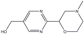 [2-(4-methylmorpholin-2-yl)pyrimidin-5-yl]methanol Structure