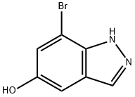 7-bromo-1H-indazol-5-ol 구조식 이미지