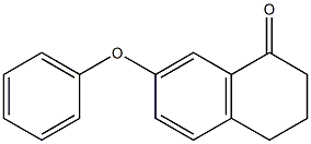 7-phenoxy-1,2,3,4-tetrahydronaphthalen-1-one 구조식 이미지
