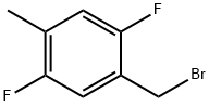 2,5-Difluoro-4-methylbenzylbromide 구조식 이미지