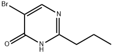 5-Bromo-4-hydroxy-2-(n-propyl)pyrimidine Structure