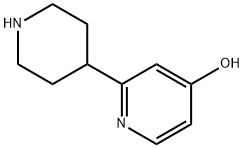 2-(PIPERIDIN-4-YL)PYRIDIN-4-OL Structure