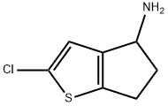 2-chloro-4H,5H,6H-cyclopenta[b]thiophen-4-amine Structure