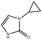 1-cyclopropyl-1,3-dihydro-2H-imidazol-2-one 구조식 이미지