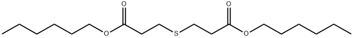 Dihexyl 3,3'- thiodipropionate 구조식 이미지