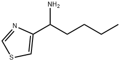 1-(1,3-THIAZOL-4-YL)PENTAN-1-AMINE Structure