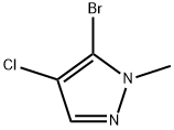 5-bromo-4-chloro-1-methyl-1H-pyrazole Structure