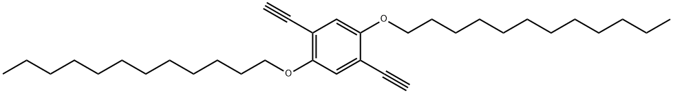 1,4-bis(dodecyloxy)-2,5-diethynylbenzene Structure