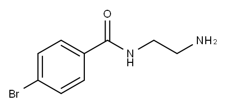 N-(2-aminoethyl)-4-bromobenzamide Structure