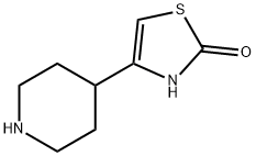 2-Hydroxy-4-(piperidin-4-yl)thiazole Structure