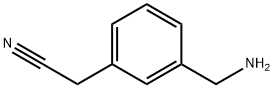Benzeneacetonitrile, 3-(aminomethyl)- Structure