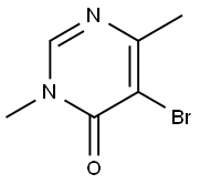 5-bromo-3,6-dimethylpyrimidin-4(3H)-one 구조식 이미지