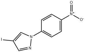 4-Iodo-1-(4-nitrophenyl)-1H-pyrazole 구조식 이미지