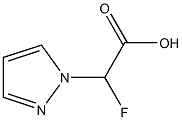 2-fluoro-2-(1H-pyrazol-1-yl)acetic acid Structure